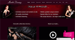 Desktop Screenshot of mercilessdominas.com